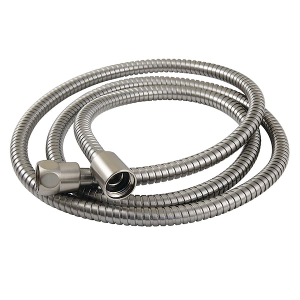 72Inch Stainless Steel Shower Hose, Brushed Nickel